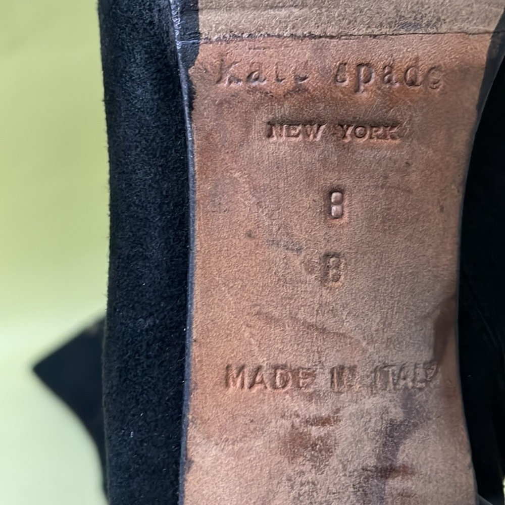 Vintage black Kate Spade all leather boots - Picture 14 of 16